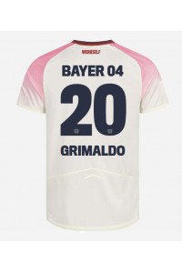 Bayer Leverkusen Alejandro Grimaldo #20 Fotballdrakt Borte Klær 2025-26 Korte ermer